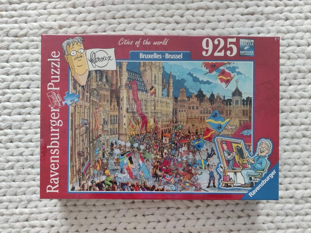 Ravensburger puzzel Brussel 925 stukjes (nieuw, in plastic), Ophalen, 500 t/m 1500 stukjes, Nieuw, Legpuzzel