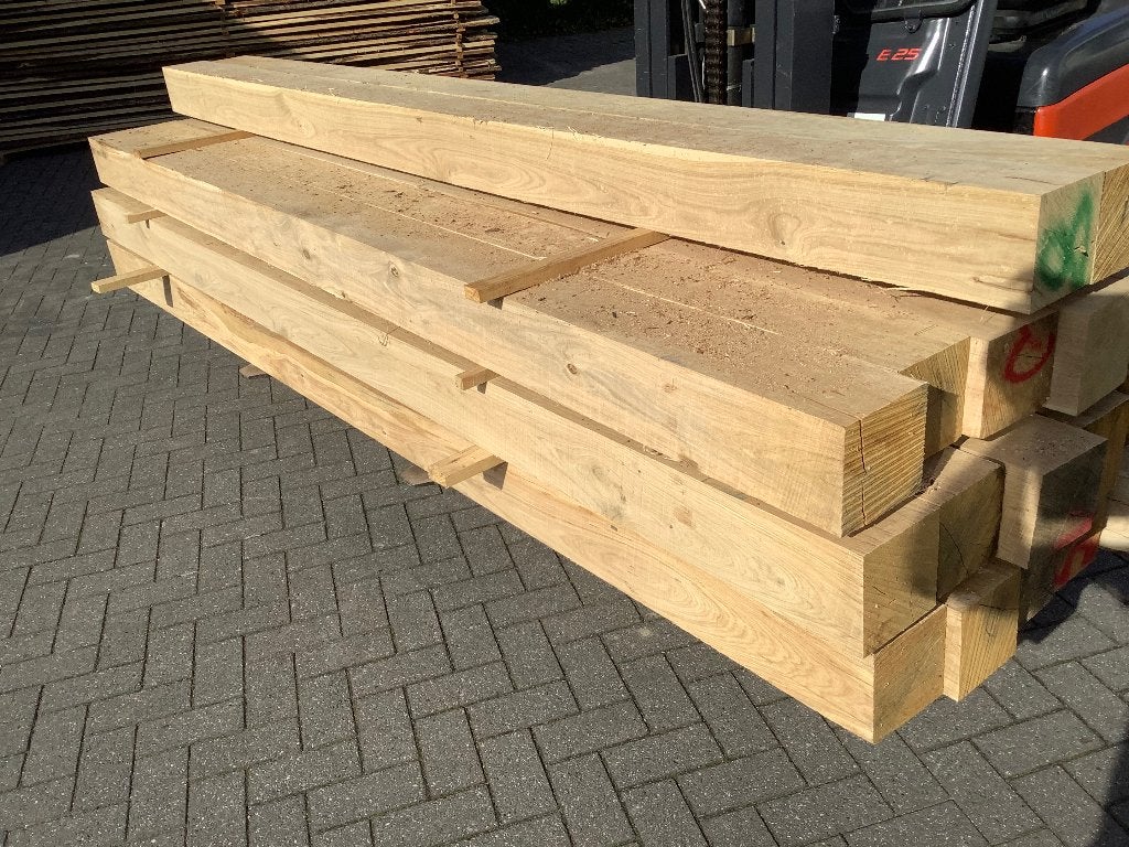 Nieuwe Eiken balken 15x15 3 meter, Ophalen, Nieuw, Hardhout, 250 cm of meer