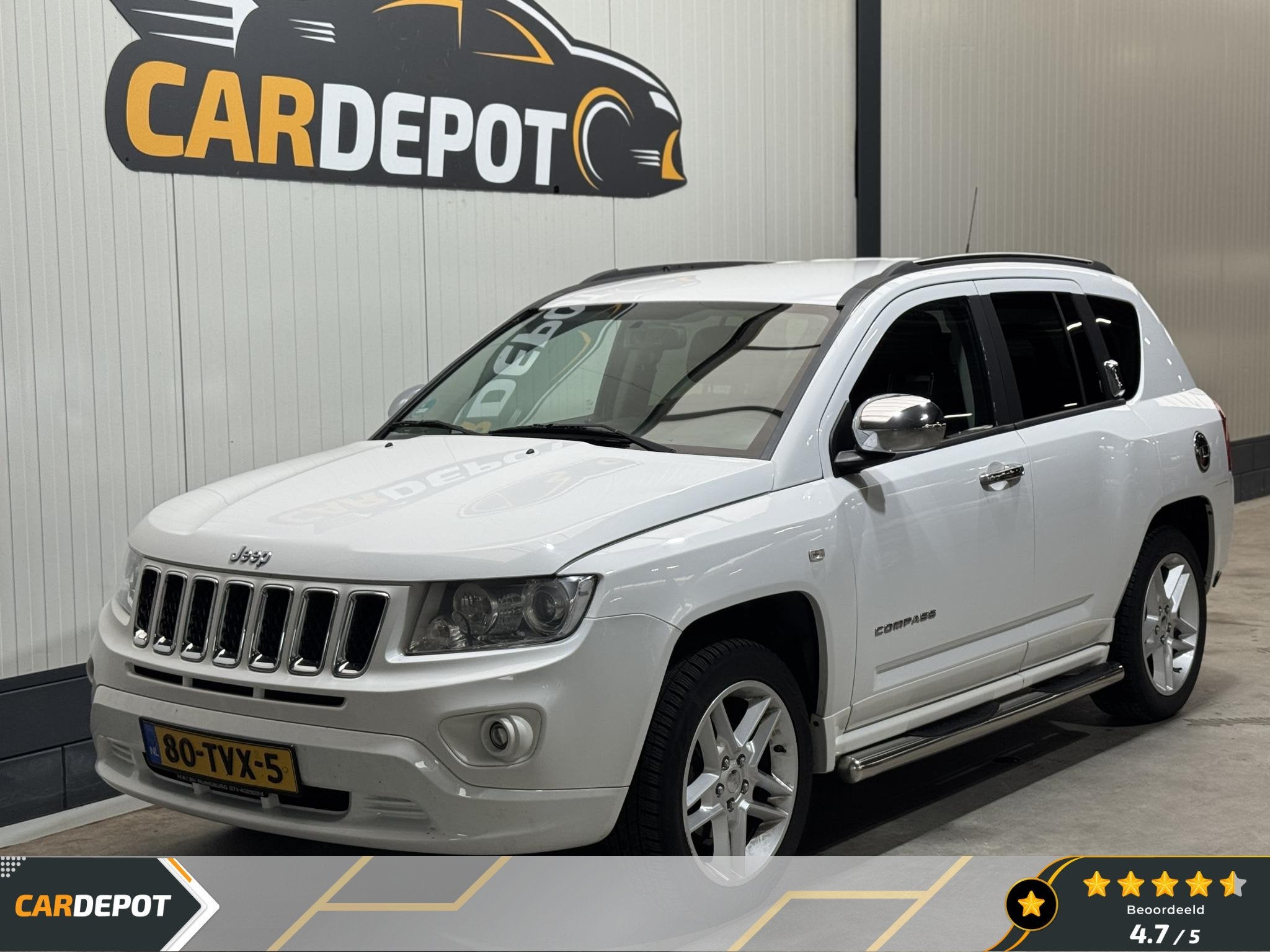 Jeep Compass 2.4 Limited 4WD BAK KAPOT! MOTOR 100%, Auto's, Automaat, Gebruikt, Euro 6, 4 cilinders