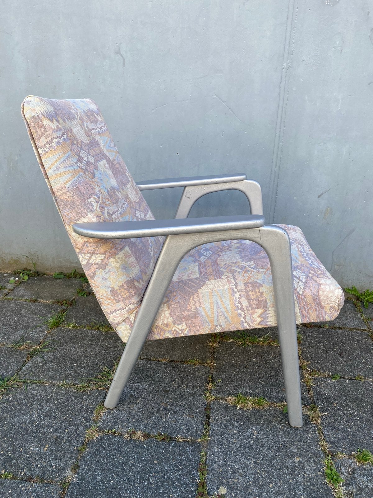 Vintage Pastoe 'Ruster'fauteuil geverfd Yngve Ekström design, Ophalen, Gebruikt, 75 tot 100 cm, 50 tot 75 cm