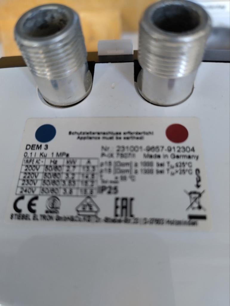 Stiebel Eltron DEM 3 doorstroomboiler, Ophalen, Nieuw, Boiler, Onbekend