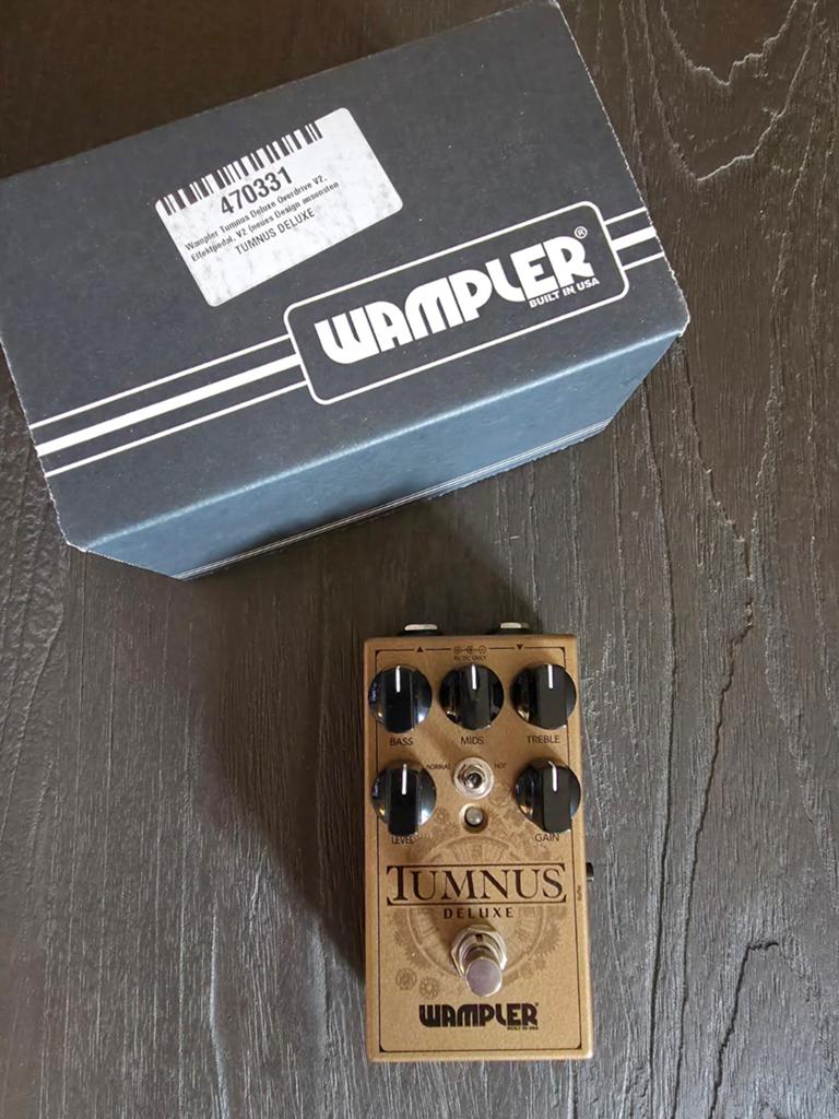 Wampler Tumnus Deluxe, Muziek en Instrumenten, Effecten, Ophalen of Verzenden, Zo goed als nieuw, Distortion, Overdrive of Fuzz