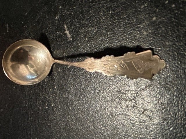 Antieke zilveren Jamlepel, Antiek en Kunst, Antiek | Goud en Zilver, Ophalen, Zilver