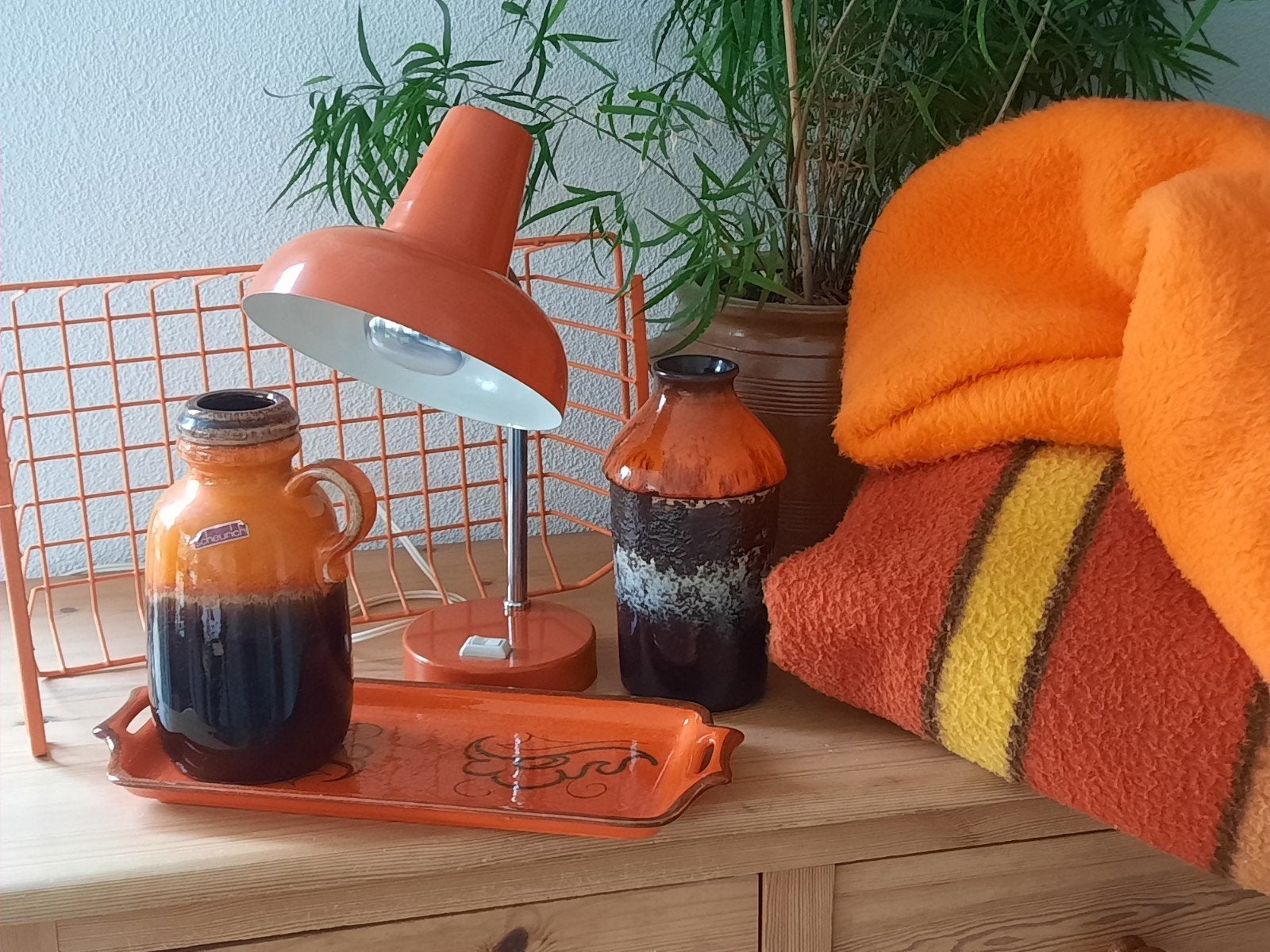 als je van vintage oranje houdt...., Ophalen of Verzenden, Huis en Inrichting