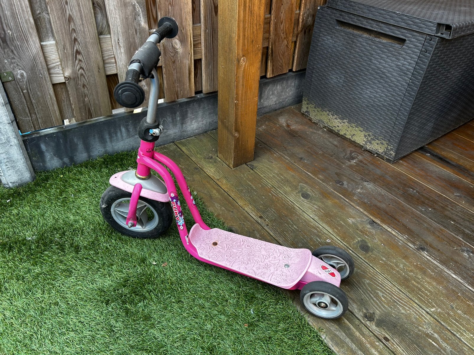 Puky step roze, Fietsen en Brommers, Steps, Ophalen, Gebruikt, Gewone step