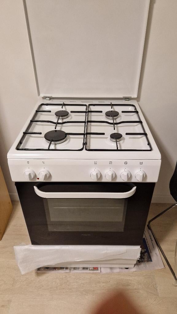 Gasfornuis Pelgrim zo goed als nieuw, Ophalen, Minder dan 85 cm, Hete lucht, 60 cm of meer