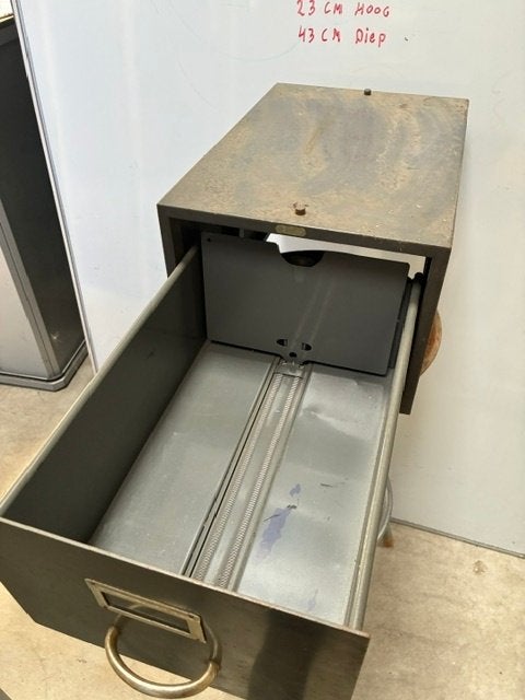 Vintage archief laatjes, Ophalen, Gebruikt, -, -