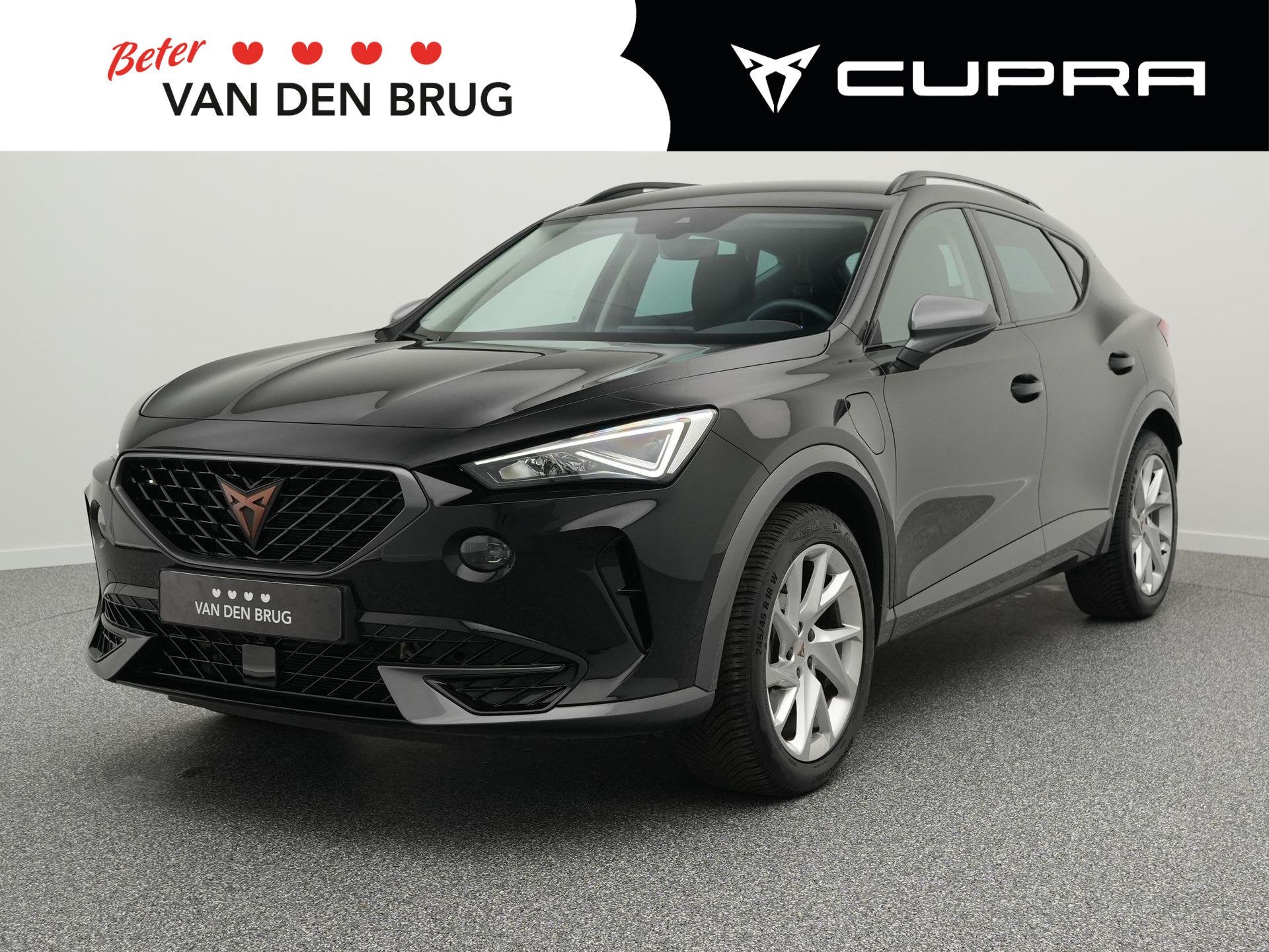 Cupra Formentor 1.4 TSI 204pk e-Hybrid | Stoel- & stuurwielv, Auto's, Gebruikt, 4 cilinders, Formentor, Zwart