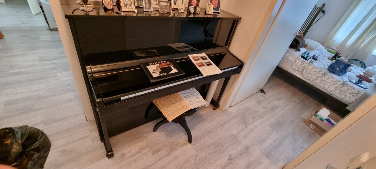 Rippen Concerto II Piano VERKOCHT, Ophalen, Gebruikt, Zwart, Piano