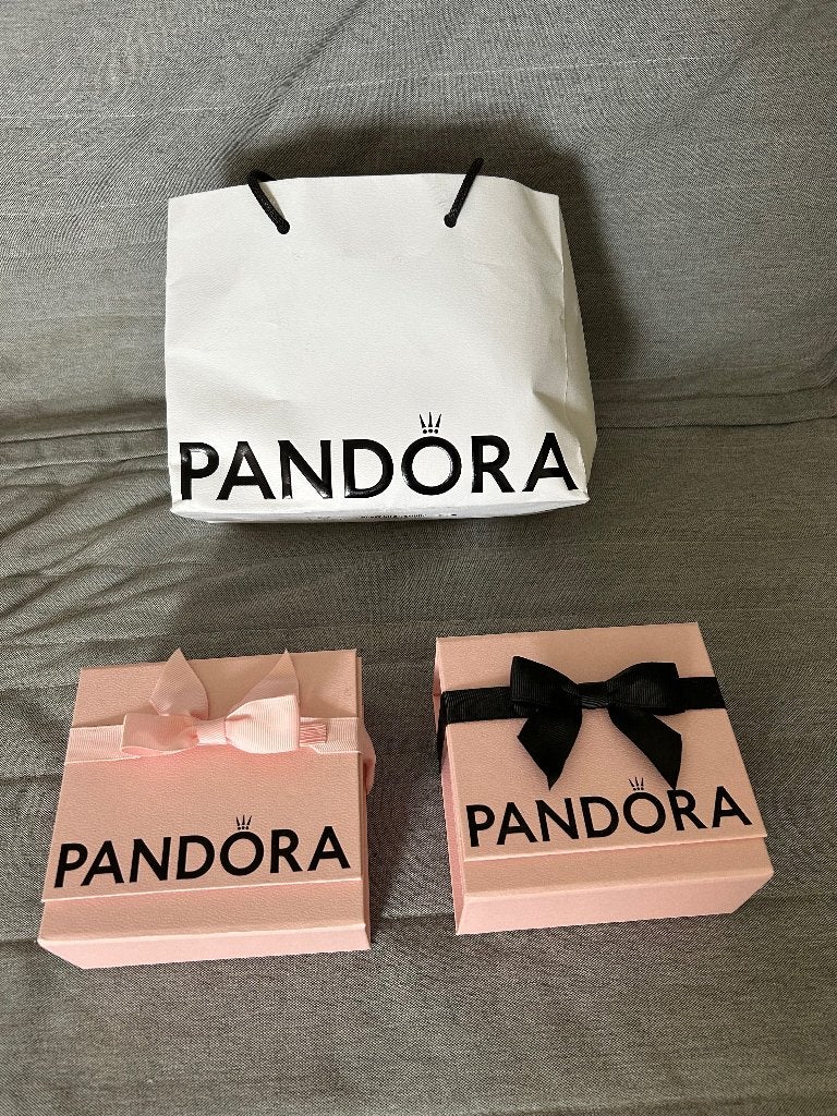 Pandora-Dior-Louis Vuitton- tasje-doosjes, Ophalen, Zo goed als nieuw, Zilver, Pandora