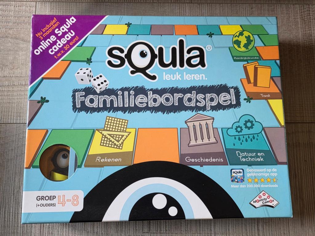 Squla familiebordspel, Ophalen, Zo goed als nieuw