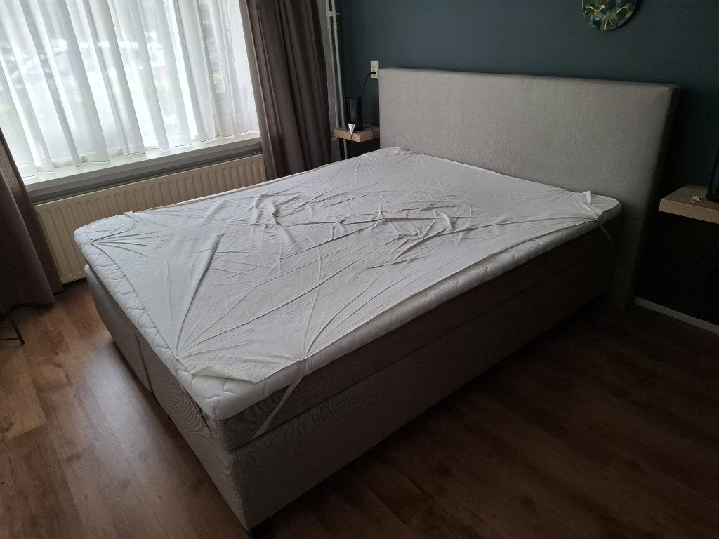 BOXSPRING BED, Ophalen, Gebruikt, Tweepersoons, 200 cm