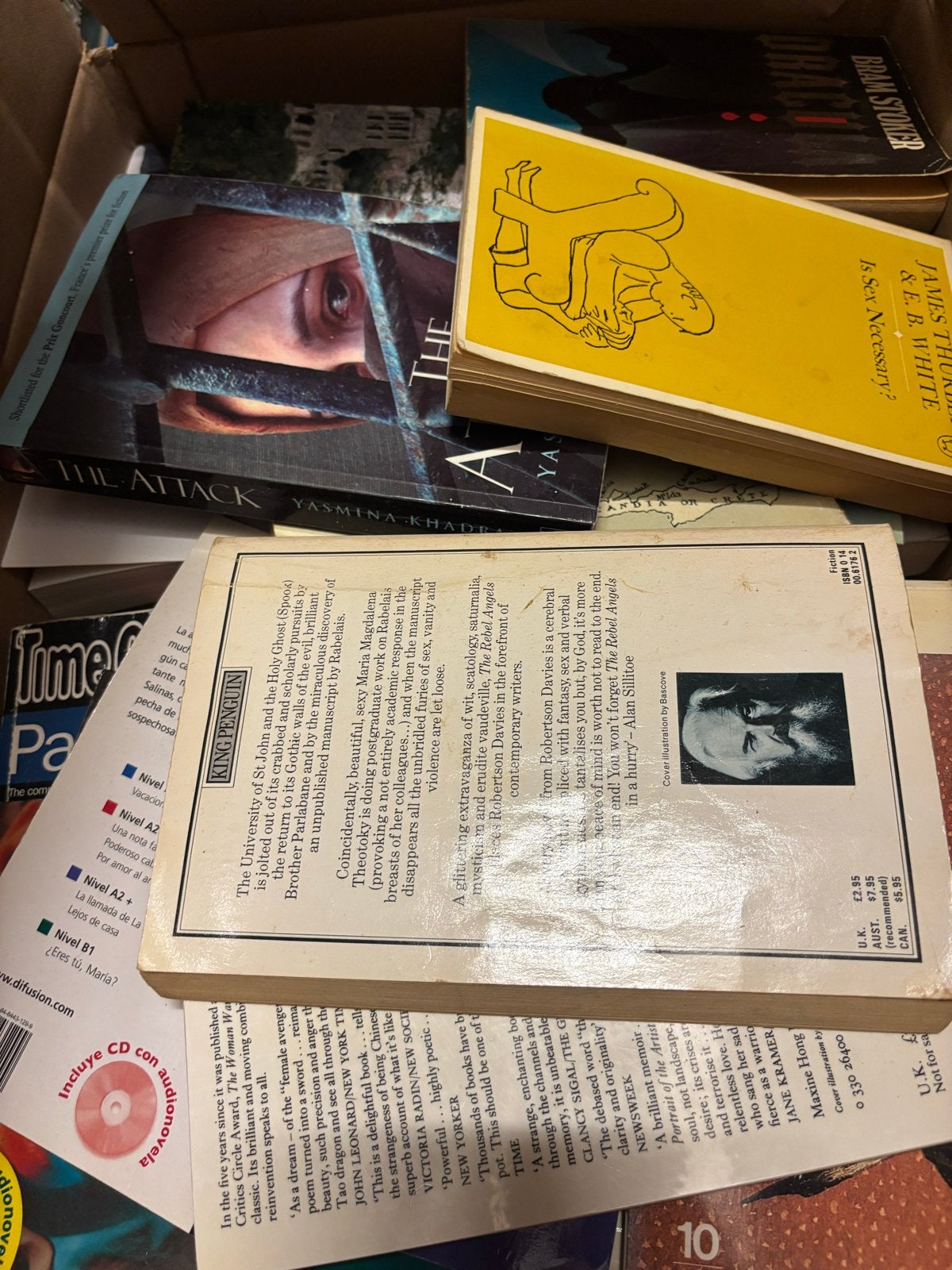 Honderden tweedehands boeken - diverse genres en talen, Ophalen, Gelezen