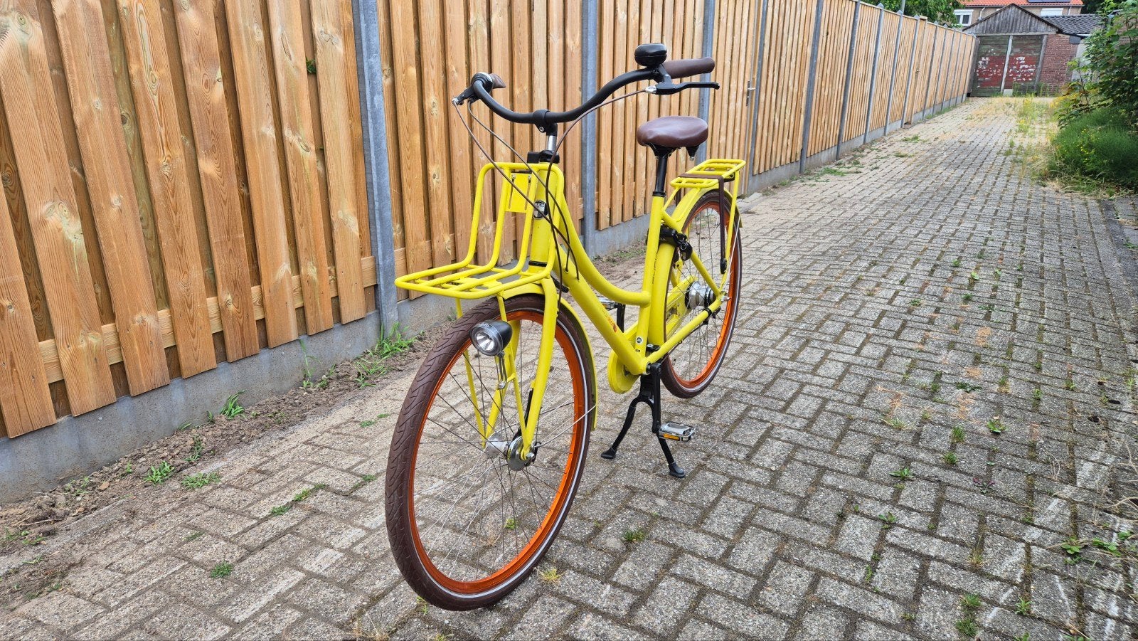 Puch Dames Bakkersfiets 21 inch, 7 versnellingen, Fietsen en Brommers, Fietsen | Dames | Damesfietsen, Gebruikt, Velgrem, Versnellingen