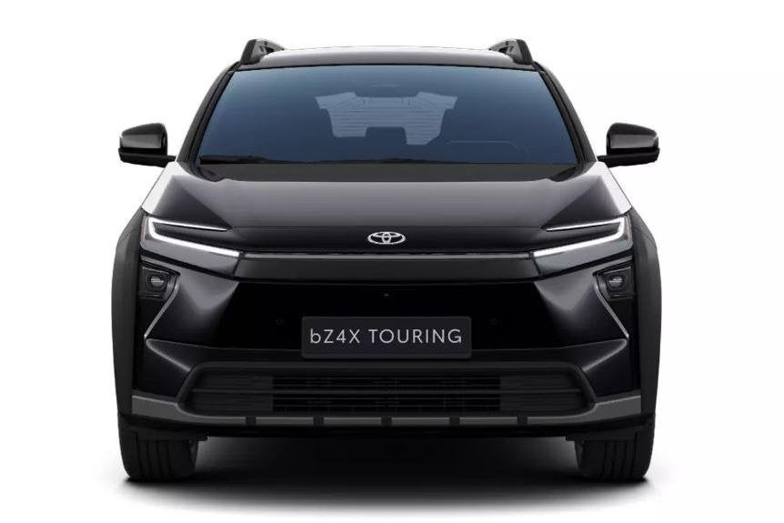 Toyota bZ4X Touring Dynamic 75 kWh / Nu €3.000,- inruilpre, Zwart, 591 km, Leder en Stof, Zwart