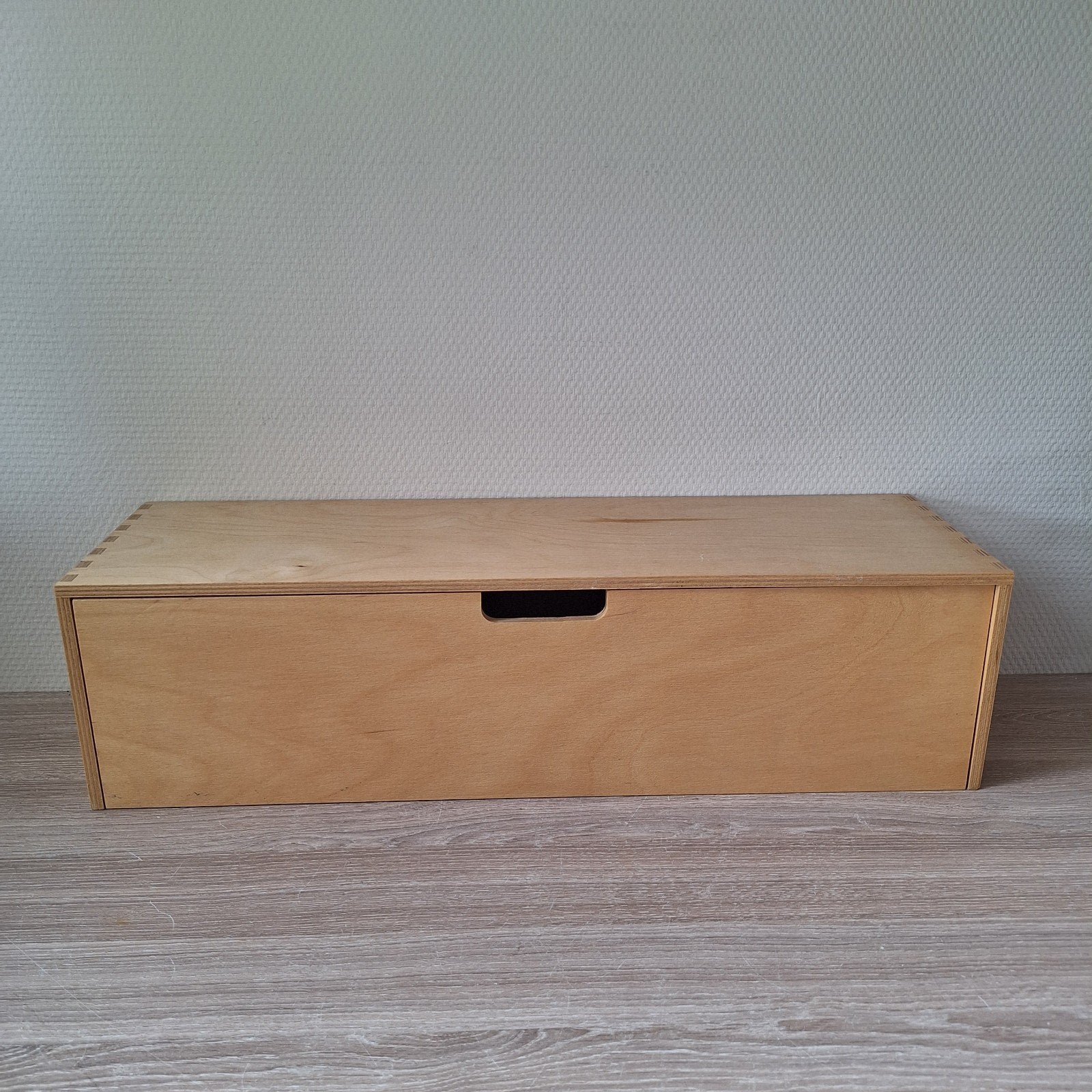 Vintage houten Ikea kastje wandkastje CD kastje, Ophalen of Verzenden, Zo goed als nieuw