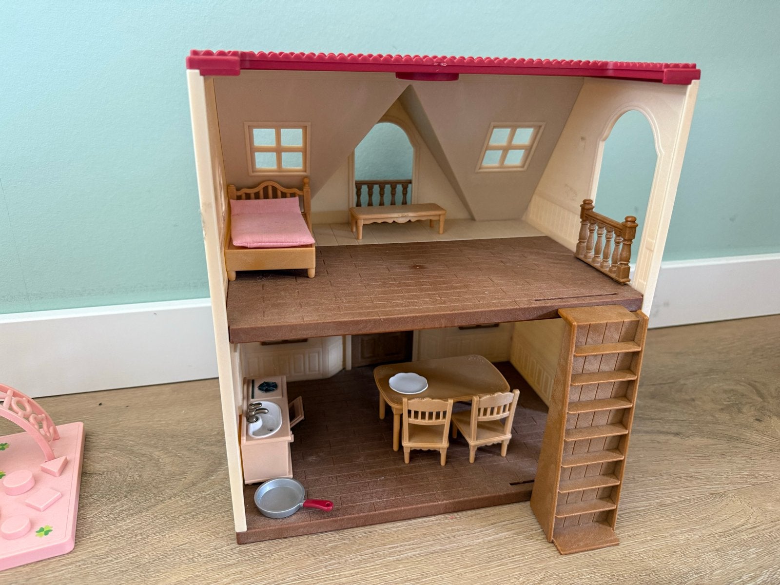 Sylvanian Families huis met inrichting, Ophalen of Verzenden, Gebruikt, Jongen of Meisje