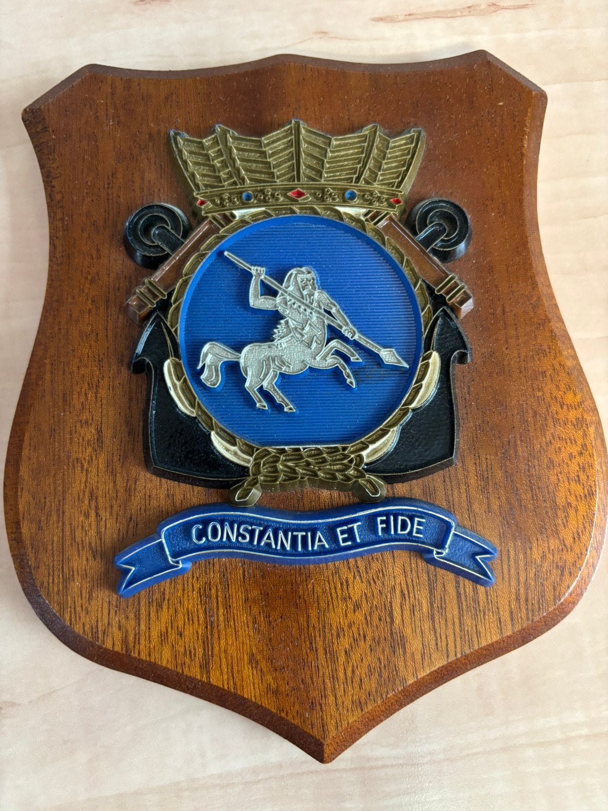 Schildje Marine Opkomst Kamp - hilversum, Verzenden, Marine, Nederland, Embleem of Badge