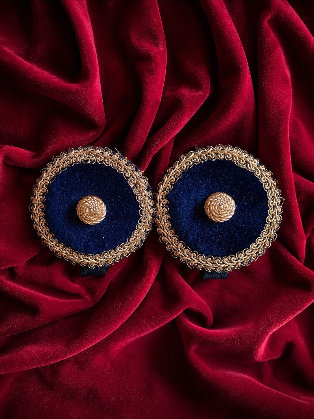 Pietengespen Blauw #2 - nostalgische Sinterklaas Accessoire, Ophalen of Verzenden, Nieuw