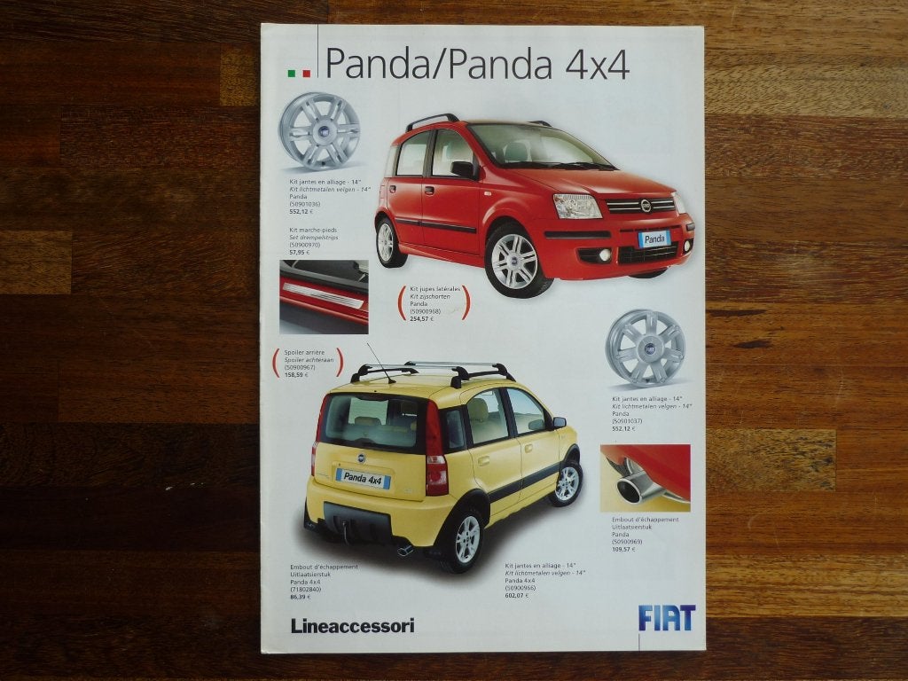 Fiat Panda accessoires (2005/2006, België), Ophalen of Verzenden, Nieuw, Overige merken