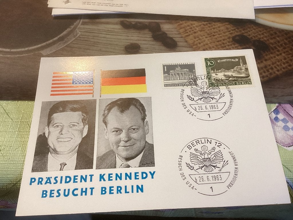 No4312 John F. Kennedy 26-6-1963 Heb ook Nederland jaargang, Postzegels en Munten, Ophalen of Verzenden, Onbeschreven, Europa