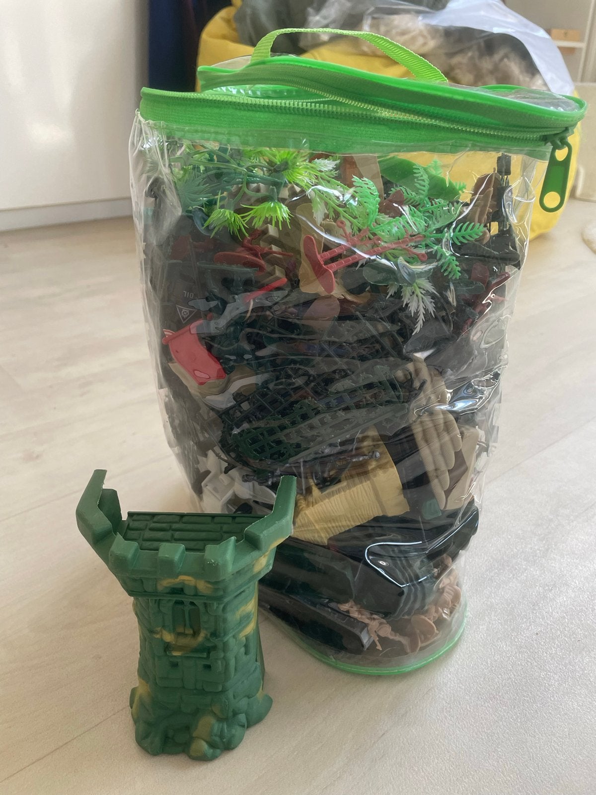 XL Legerset met tanks, geweren, speelmat en accessoires, Ophalen of Verzenden, Gebruikt