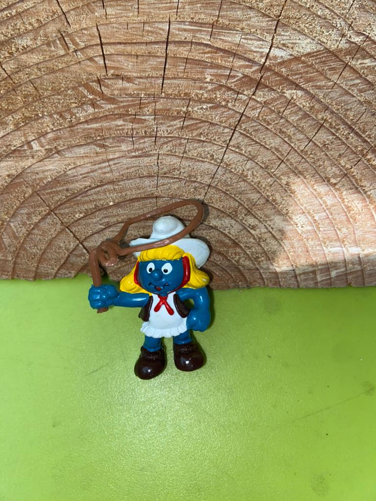 Smurfen smurf smurfin met lasso, Ophalen of Verzenden, Zo goed als nieuw