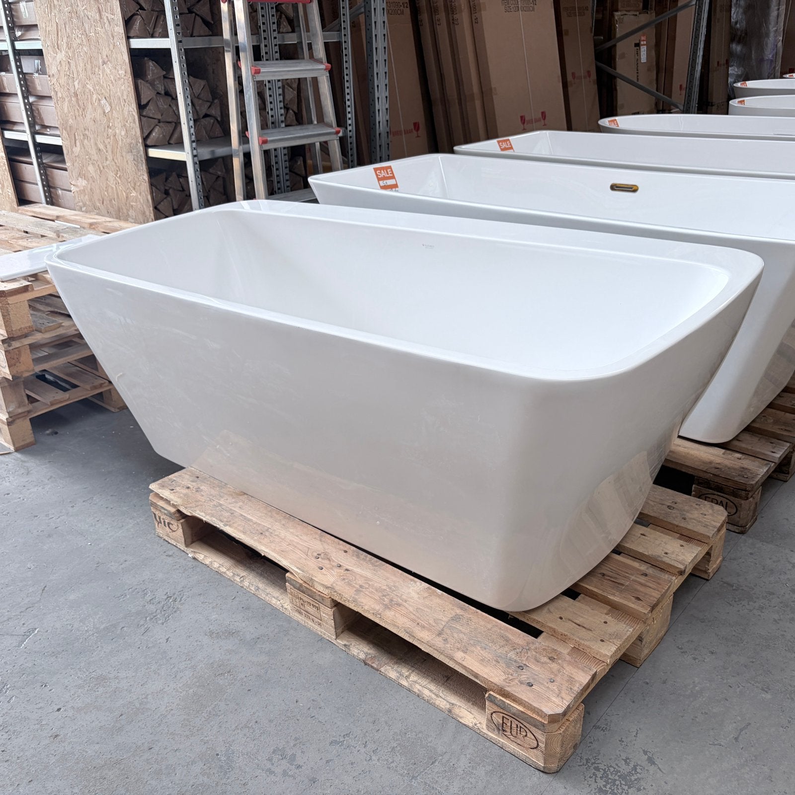 Rechthoekig ligbad van 170x80x56cm Bad nr512, Ophalen of Verzenden, Nieuw