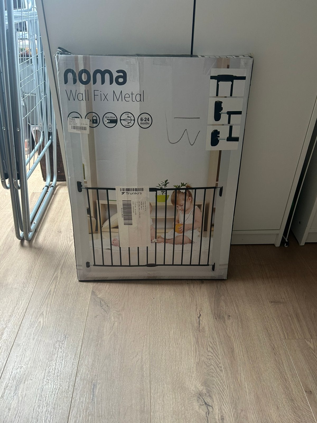 Noma traphekje uitschuifbaar, Ophalen, Nieuw, Klemhekje, Metaal of IJzer