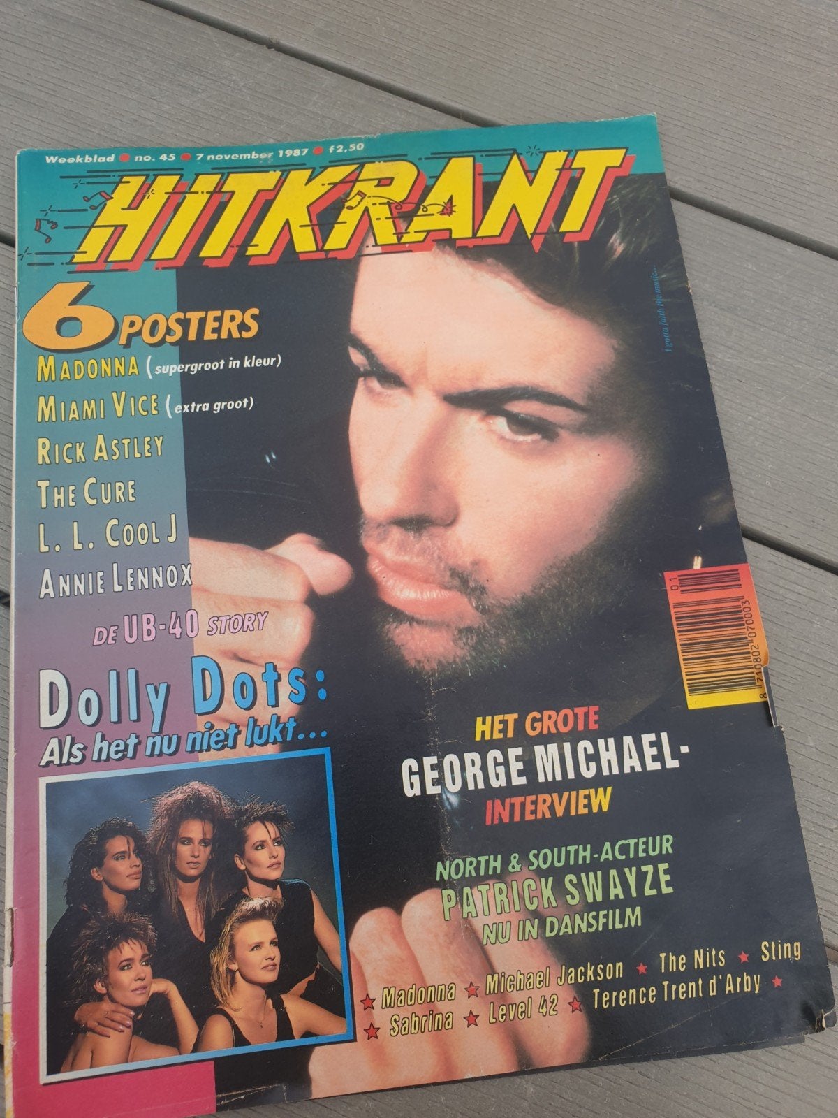 Hitkrant november 1987 vaste prijs, Ophalen of Verzenden, 1980 tot heden, Tijdschrift