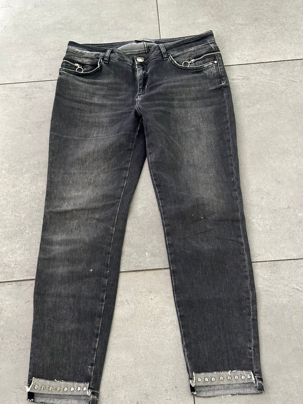 Mos Mos jeans zwart, Ophalen of Verzenden, Zo goed als nieuw, Zwart, W30 - W32 (confectie 38/40)