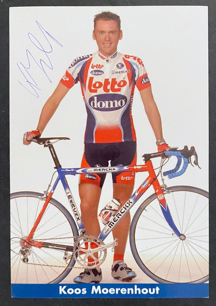 Wielershirt/body LOTTO DOMO–KOOS MOERENHOUT–2004 + naam, Sport en Fitness, Wielrennen, Ophalen of Verzenden, Zo goed als nieuw