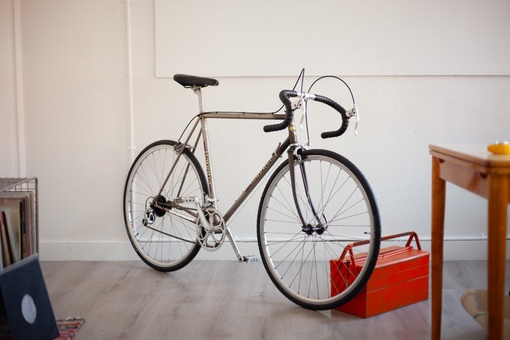 Flandria vintage stalen racefiets / rijklaar / 58cm, Fietsen en Brommers, Fietsen | Racefietsen, 28 inch, Gebruikt, Velgrem, 57 tot 61 cm