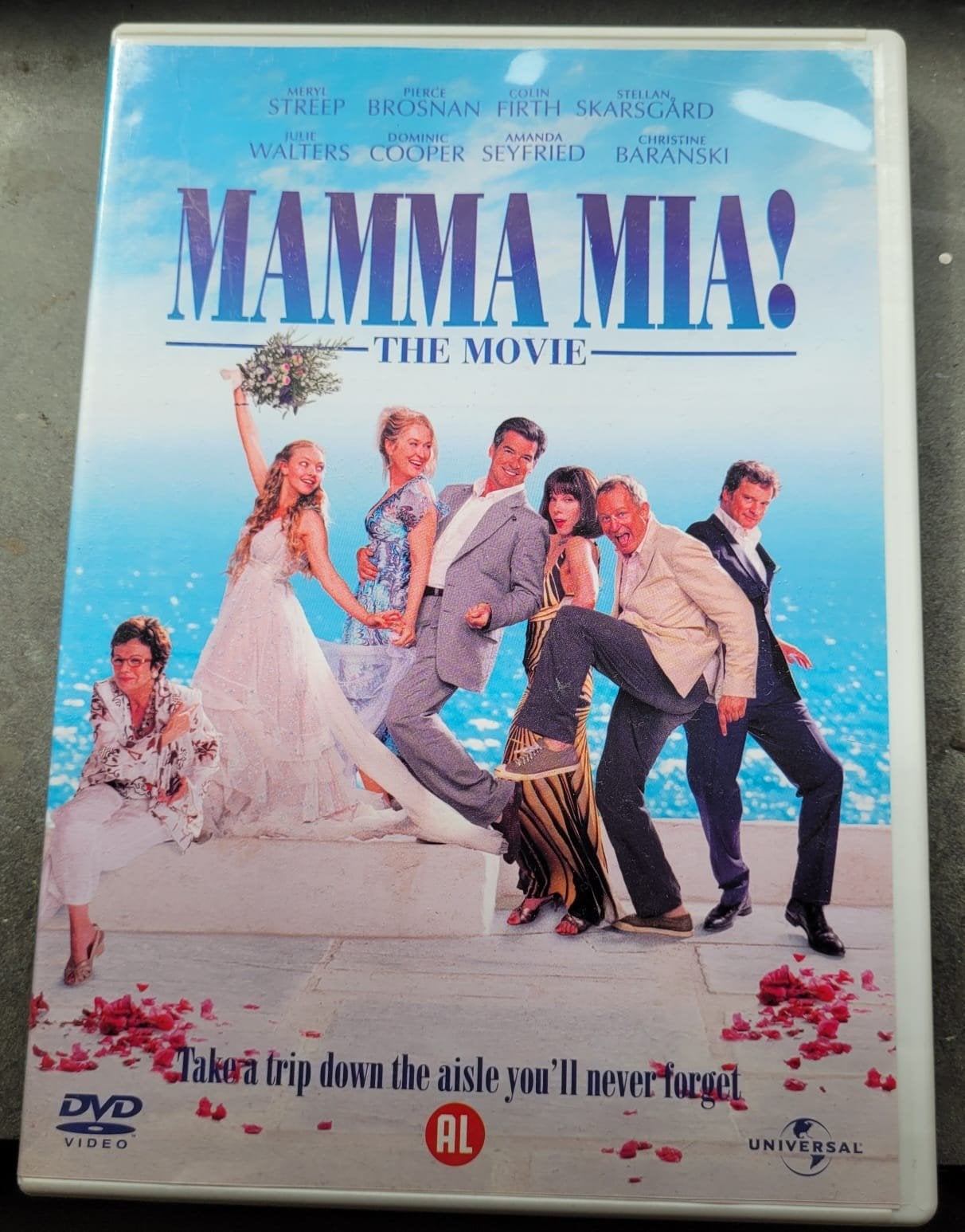 Mamma mia! The movie meryl streep pierce brosnan, Alle leeftijden, Ophalen of Verzenden, Zo goed als nieuw, Romantische komedie