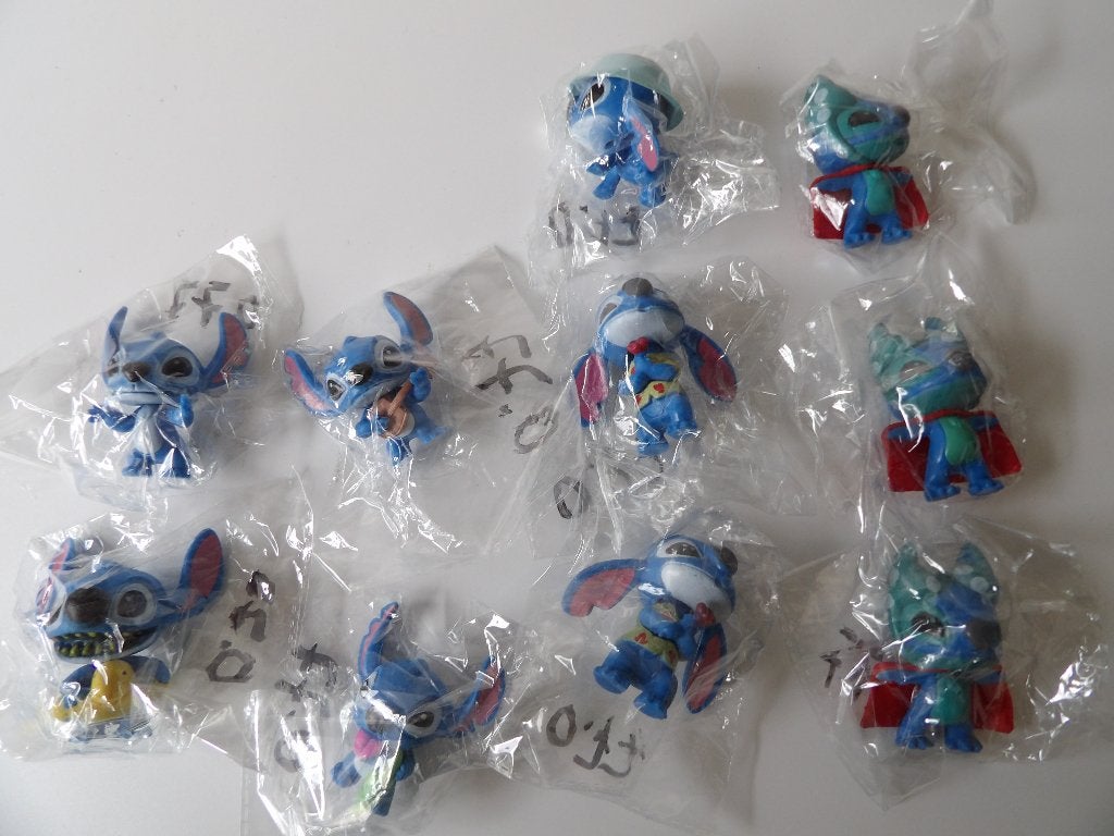 nieuw 10x Disney Stitch figuren set, Verzamelen, Disney, Nieuw, Beeldje of Figuurtje, Overige figuren, Ophalen of Verzenden