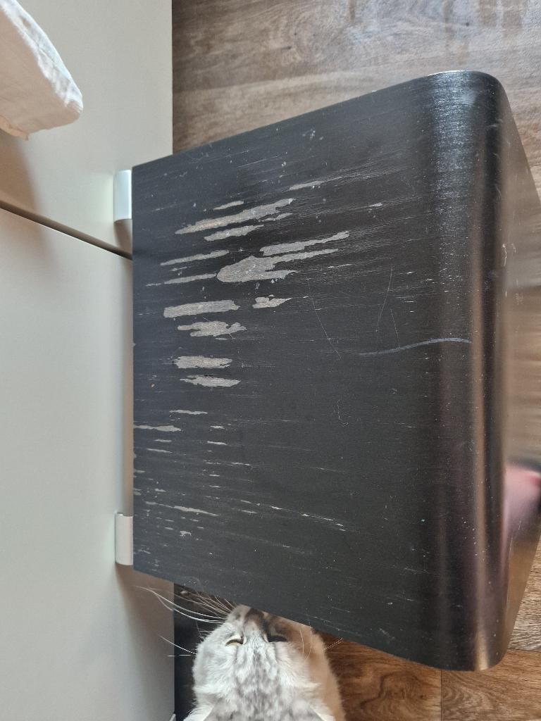 Auping auronde aanhaaktafel  41.5 cm, Huis en Inrichting, Gebruikt, Wit, Tweepersoons, Hout