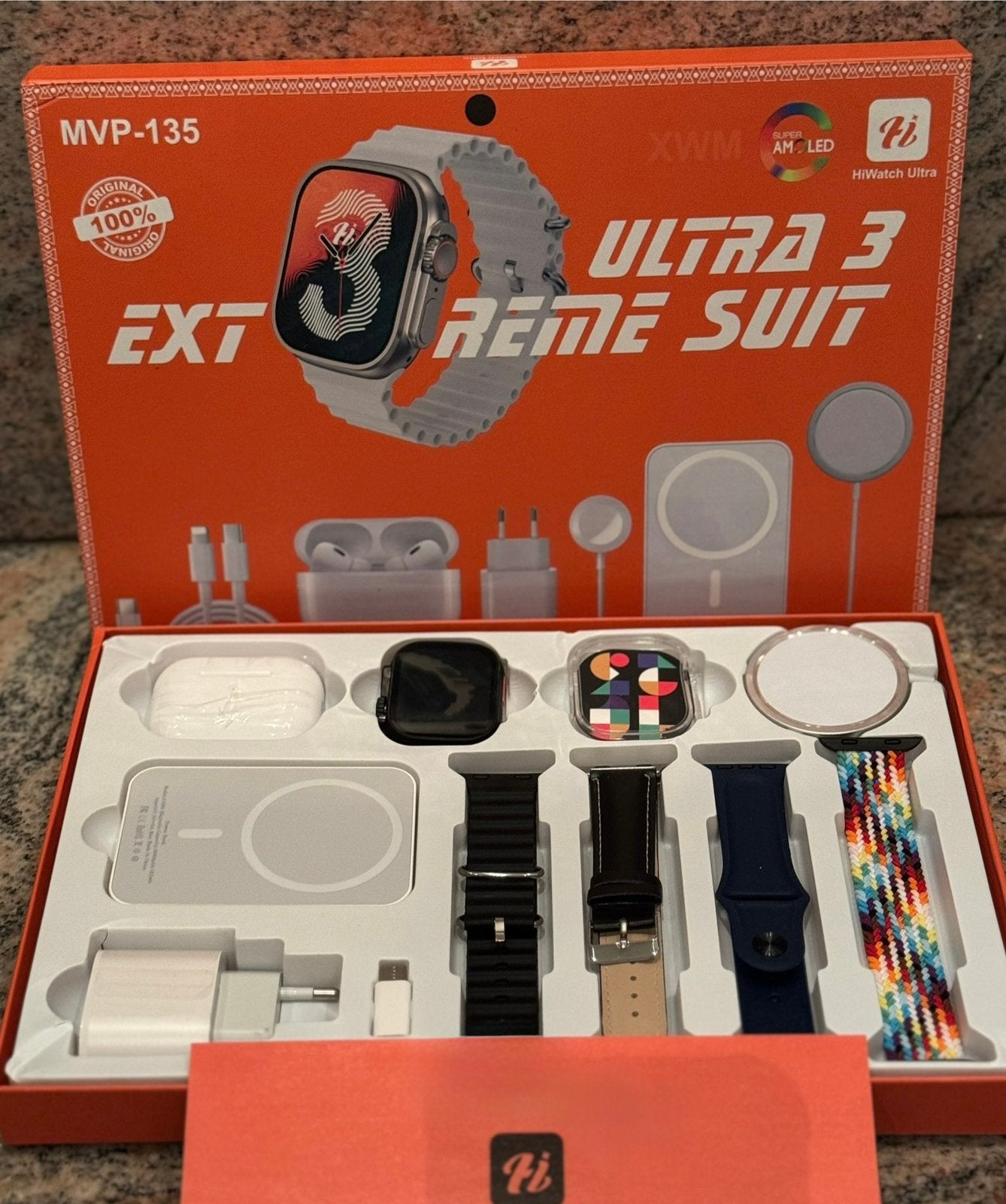 Partij Smartwatch Ultra 3 NIEUW & GESEALD – 25 Stuks, Zwart, Nieuw, Ophalen of Verzenden, Conditie