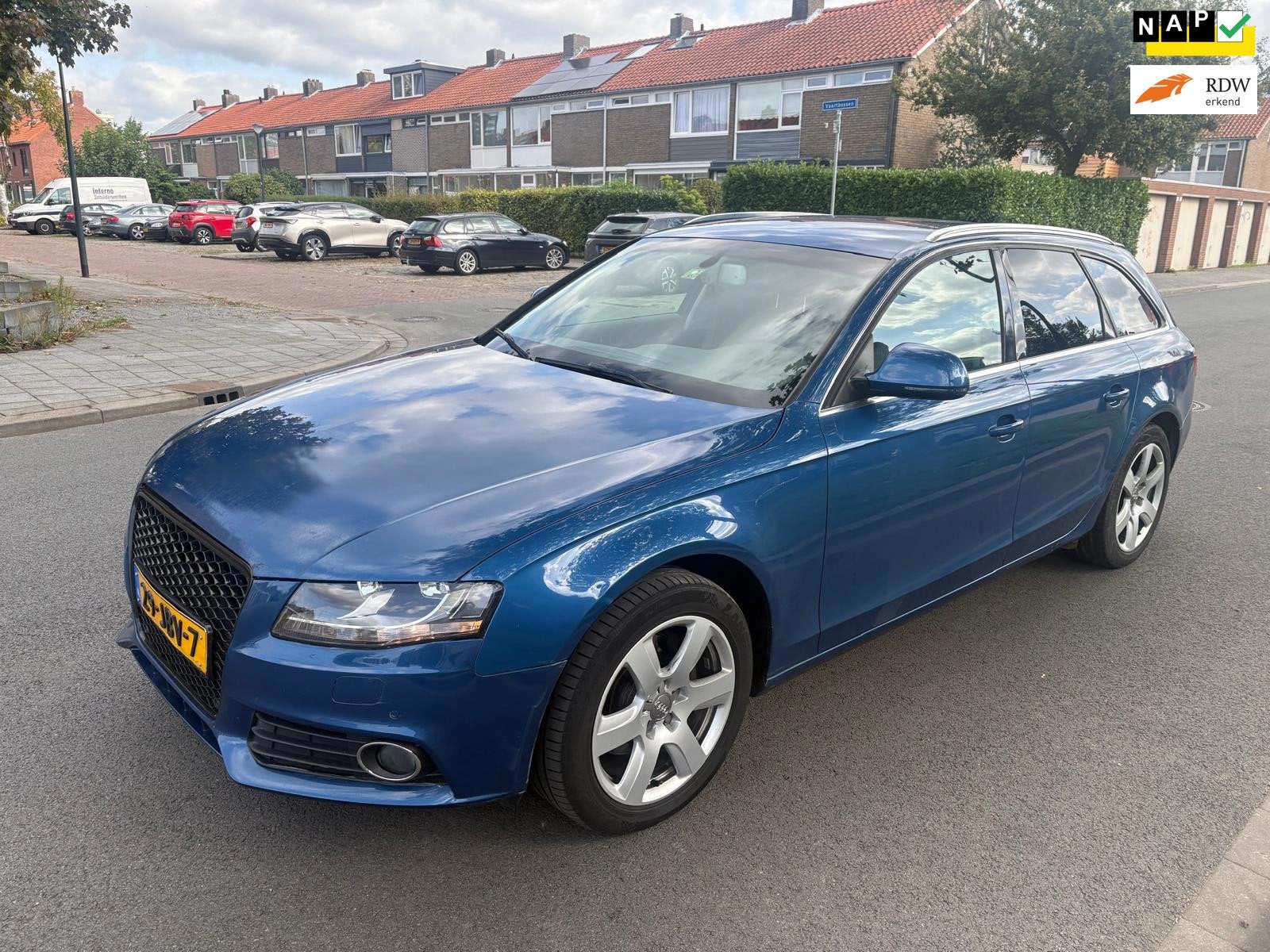 Audi A4 Avant 1.8 TFSI Pro Line, Auto's, Automatische klimaatregeling, Gebruikt, 4 cilinders, Blauw