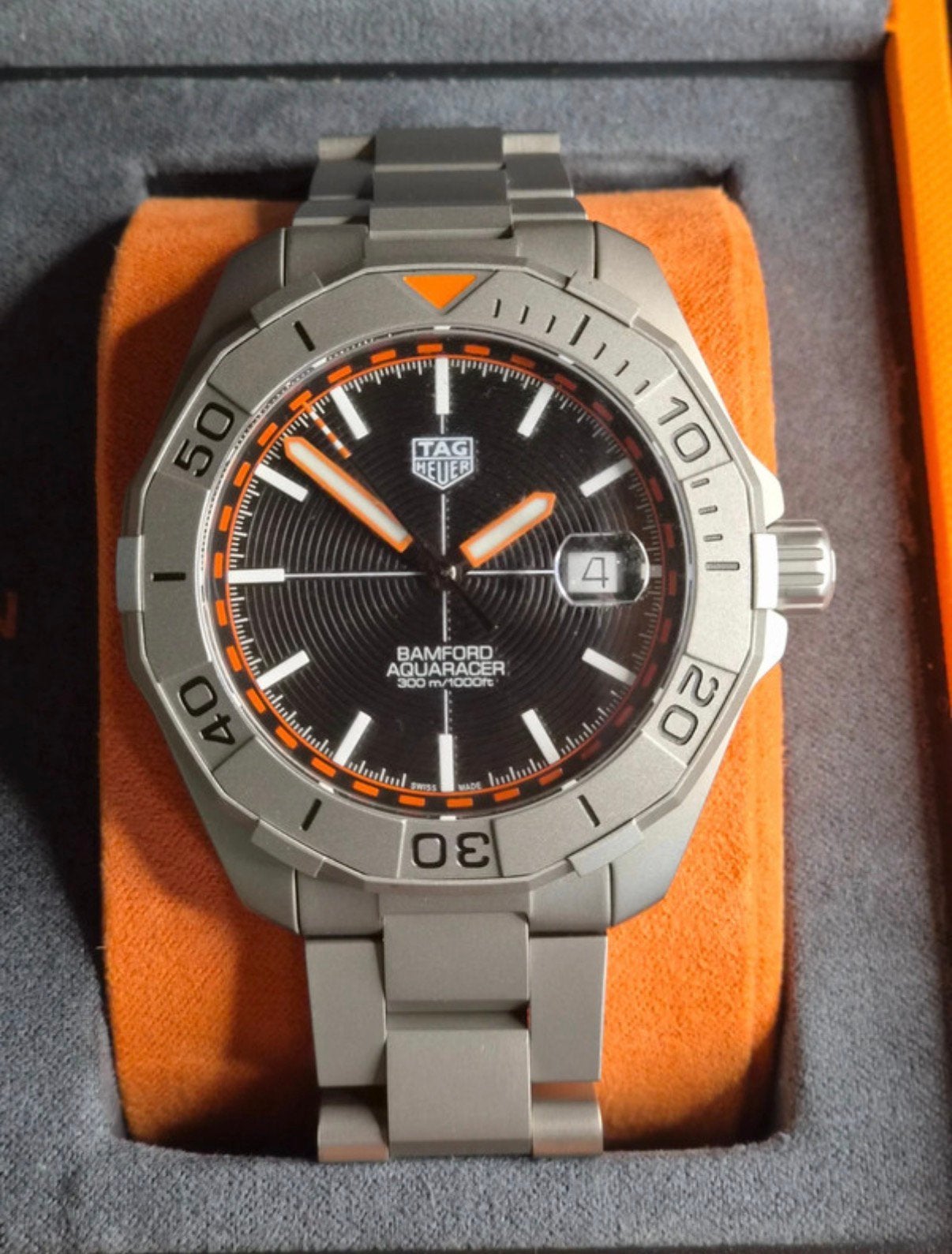 TAG Heuer Aquaracer x Bamtord Limited Edition, Sieraden, Tassen en Uiterlijk, Horloges | Heren, Overige materialen, Polshorloge