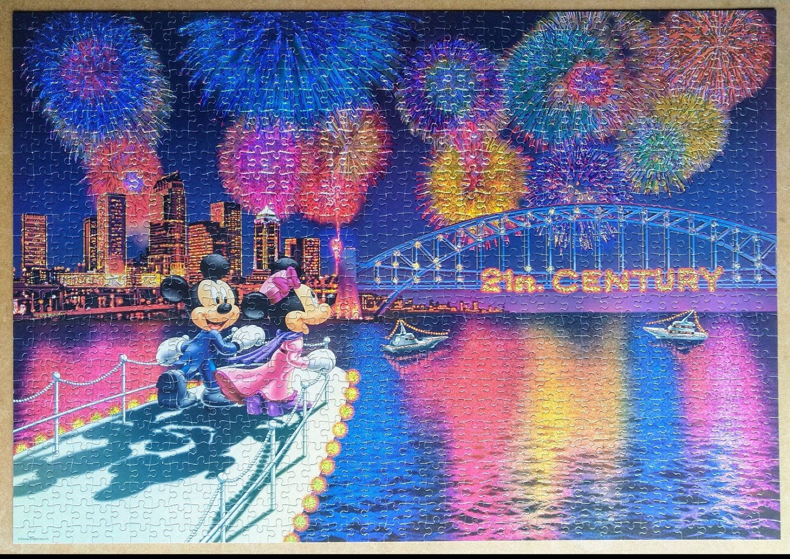 Disney puzzel Tenyo, Ophalen, 500 t/m 1500 stukjes, Zo goed als nieuw, Legpuzzel