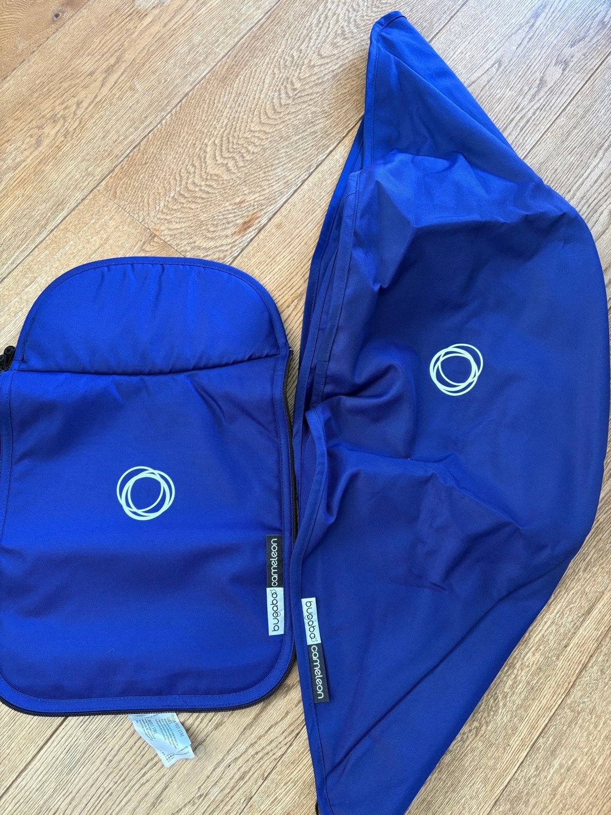 Bugaboo Cameleon tailored fabric set ELECTRIC BLUE, Ophalen of Verzenden, Zo goed als nieuw, Kinderwagen, Bugaboo