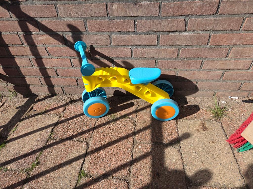 Chillafish loopfietsje geel/blauw, Ophalen of Verzenden, Gebruikt, Loopfiets