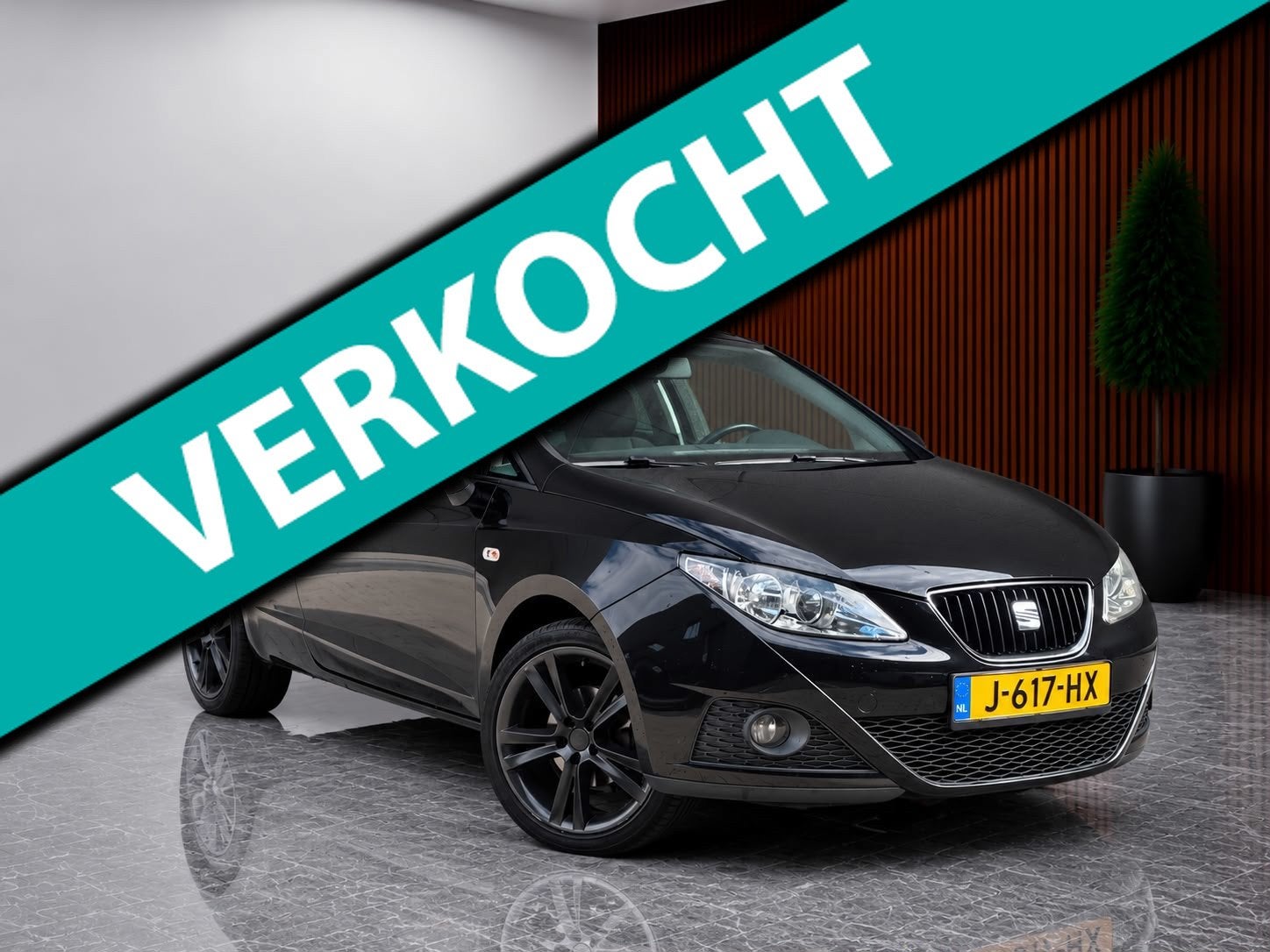 Seat Ibiza SC 1.6 Reference Sport (LANGE APK, PANORAMADAK, M, Auto's, Voorwielaandrijving, Zwart, 990 kg, Elektrische ramen