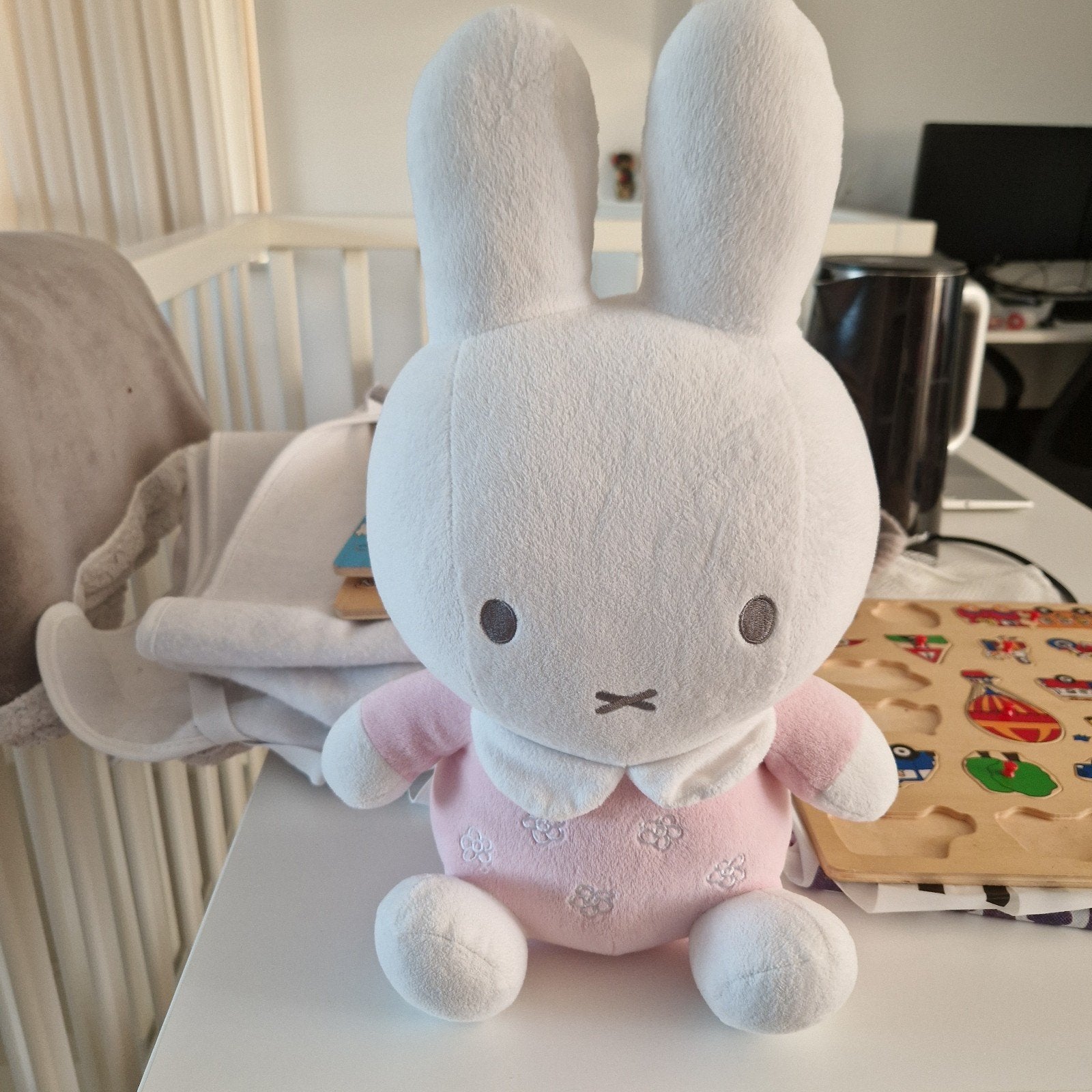 Grote Nijntje knuffel 40 cm - Roze jurkje, Kinderen en Baby's, Ophalen, Overige merken, Konijn, Nijntje