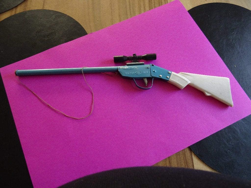 ANTIEK BLIKKEN SPEELGOED VINTAGE VICTOR, Ophalen of Verzenden