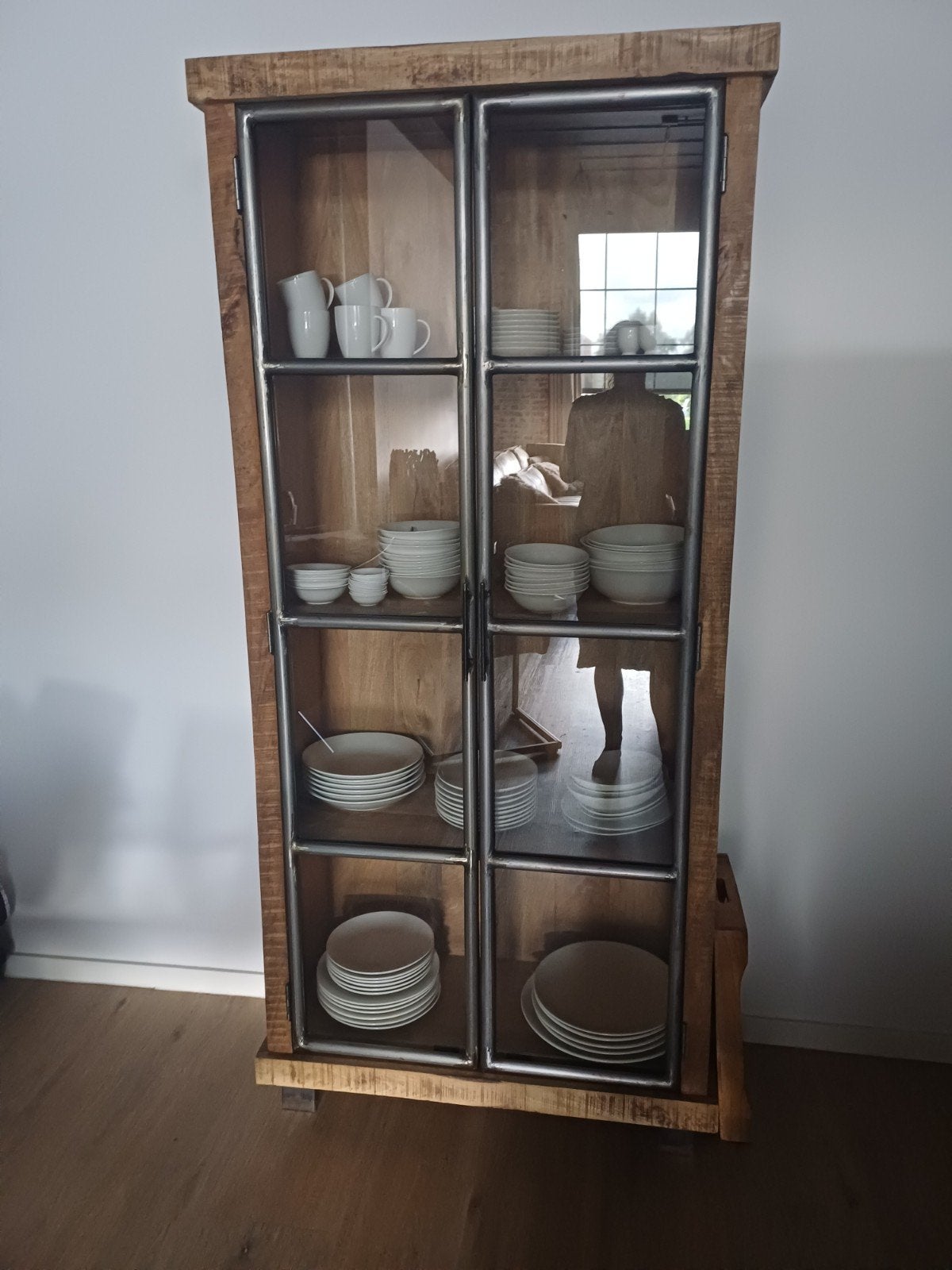 mangohouten kast, Ophalen, 50 tot 100 cm, Zo goed als nieuw, 150 tot 200 cm