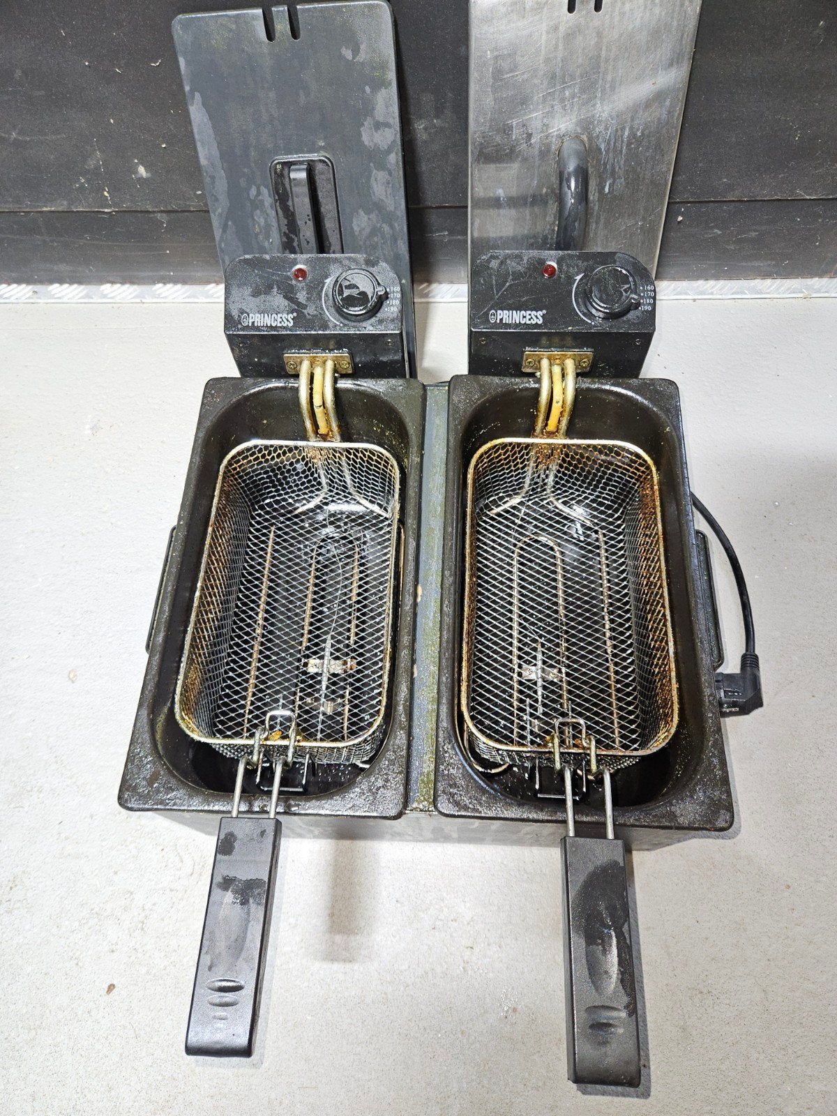 Princess Dubbele frituurpan - Dubbele Friteuse, 4 liter of meer, Ophalen, Gebruikt, Duo-friteuse