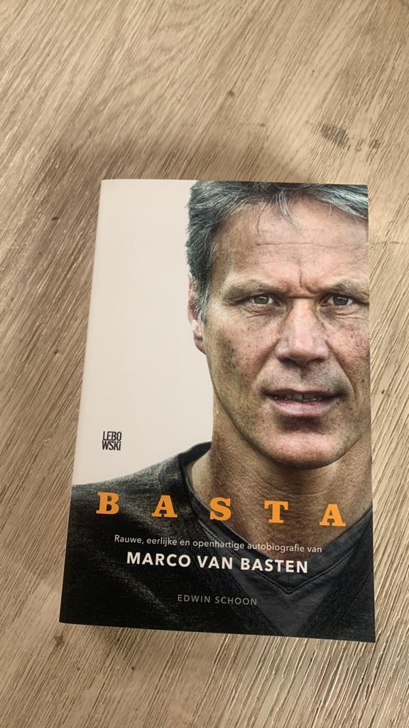 Marco van Basten  Edwin Schoon - BASTA, Ophalen of Verzenden, Zo goed als nieuw, Edwin Schoon, Sport