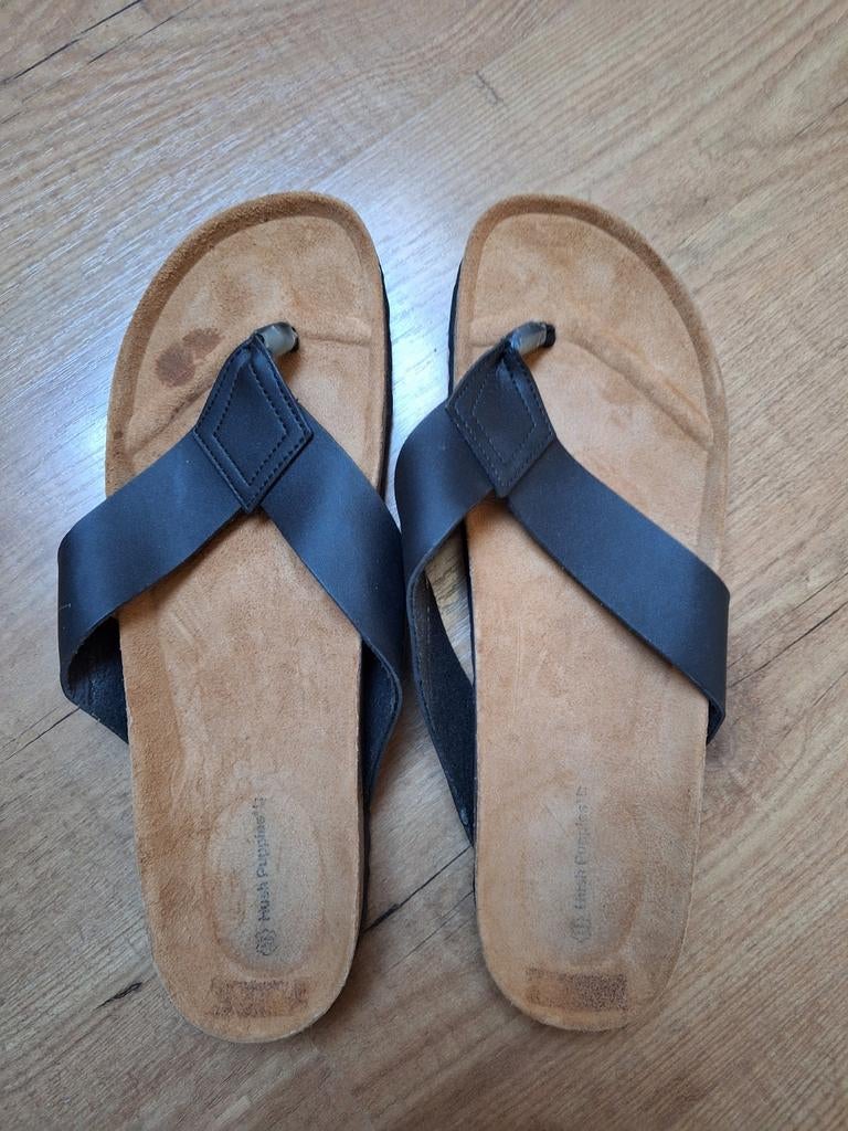 Hush Puppies slippers maat 47, Ophalen of Verzenden, Gedragen, Zwart, Sandalen