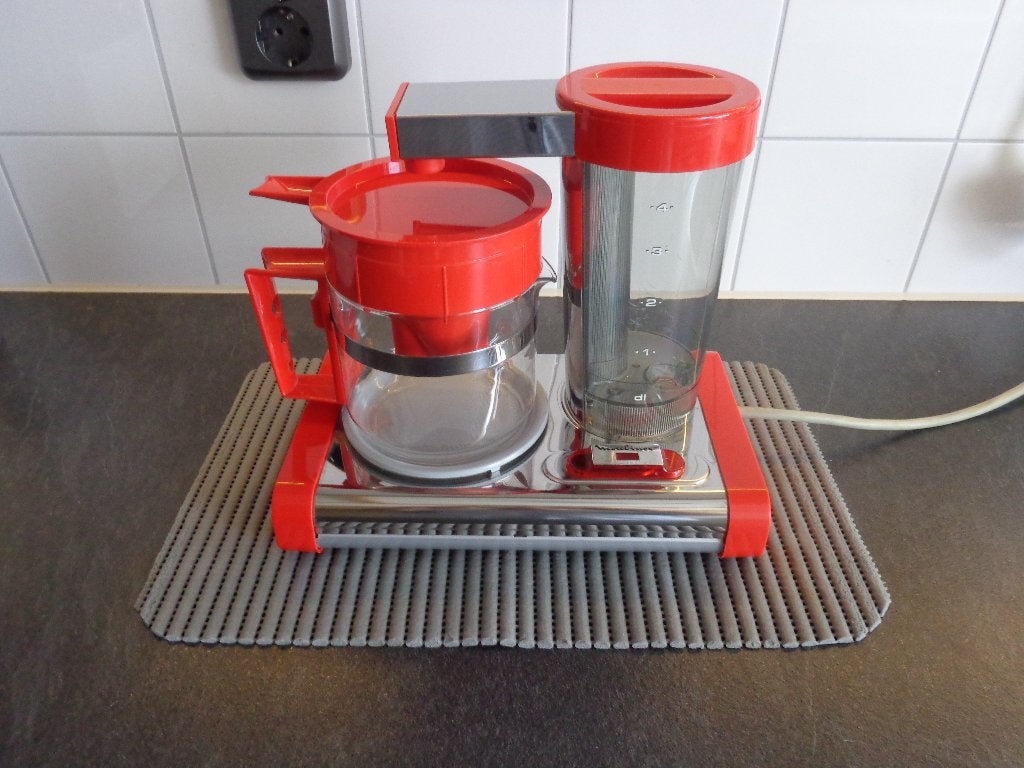 Vintage Moulinex Filterkoffiezetter ‘70, Gebruikt, Koffiemachine, Gemalen koffie, Ophalen of Verzenden